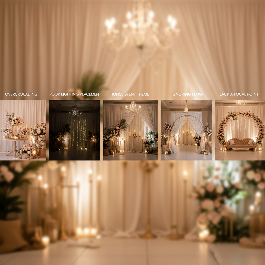 5 Errores Comunes de Decoración al Organizar tu Evento (y Cómo Evitarlos)